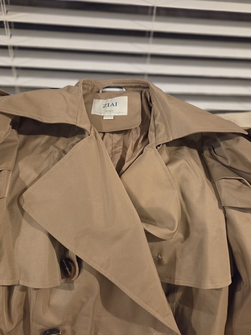 Ziai Women's Tan Trench Coat